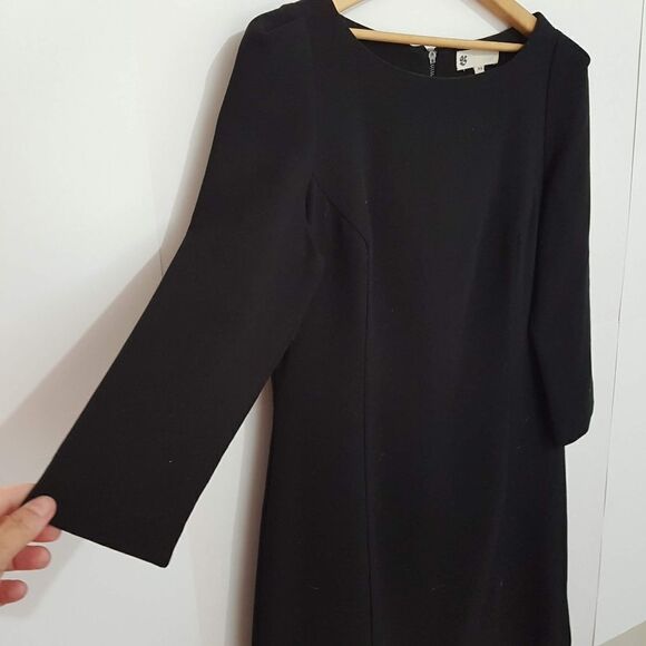The Bay Classic Black Dress Size Small 3/4 Sleeve * Excellent Like New - Picture 11 of 15